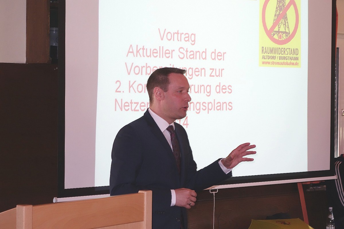 Landrat Armin Kroder aktiv gegen HGÜ-Trassen
